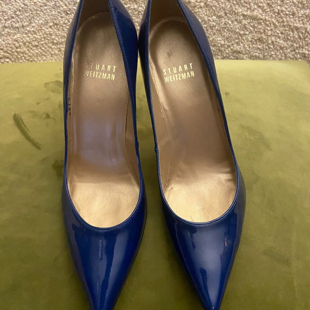 Stuart Weitzman Navy Blue Pump